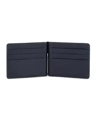 JEAN ROUSSEAU PARIS | Wallet With Money Clip | Navy Blue