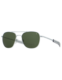 AMERICAN OPTICAL | Original Pilot | Matte Silver Green | Size 55