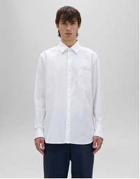 Sedici Classic Cotton Poplin Shirt White (39)