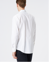 Genova Classic Cotton Shirt T4315 Bianco (S)