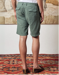 Alaccia Cotton Linen Shorts Eucalyptus (50)