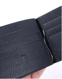 JEAN ROUSSEAU PARIS | Wallet With Money Clip | Navy Blue