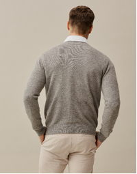 Ernest Classic Crew in Mid Grey Small
