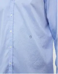 Genova Classic Cotton Shirt T4315 Azzurro (S)