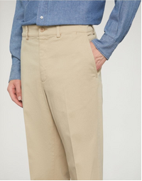 Aspesi Low Piatto Cotton Gabardine Chino Pants Beige 50