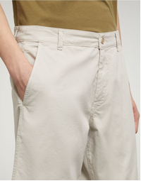 Aspesi Bermuda Cotton Gabardine Chino Shorts Ghiacco 54