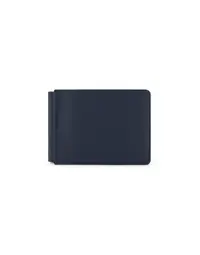 JEAN ROUSSEAU PARIS | Wallet With Money Clip | Navy Blue