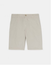 Aspesi Bermuda Cotton Gabardine Chino Shorts Ghiacco 54