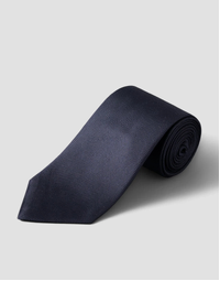 ETON | Basketweave Silk Tie |  Navy Blue