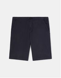 Bowl Chino Shorts in Lyocell Navy (50)