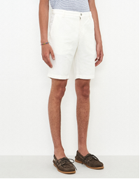 Vela Cotton Linen Shorts T2159 Bianco (48)