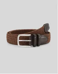 Gavazzeni Marte Elastic Woven Belt Marrone (85)