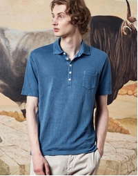 Wembley Short Sleeve Polo Shirt J0042 Cerulean (S)