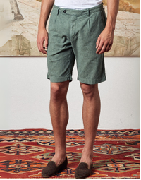 Alaccia Cotton Linen Shorts Eucalyptus (52)