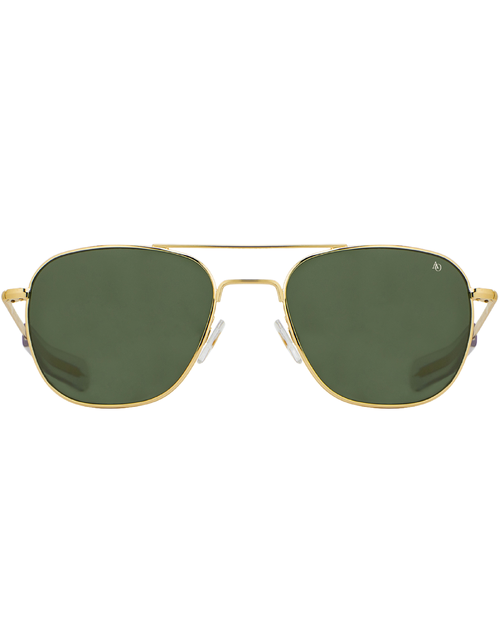 AMERICAN OPTICAL | Original Pilot | Gold Green | Size 55