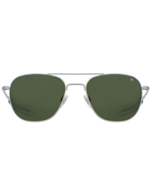 AMERICAN OPTICAL | Original Pilot | Matte Silver Green | Size 57