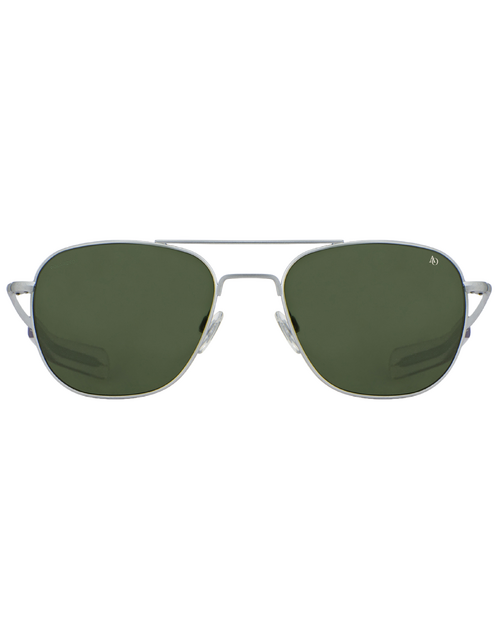 AMERICAN OPTICAL | Original Pilot | Matte Silver Green | Size 55