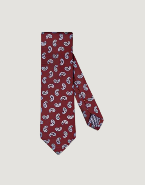 ETON | Paisley Silk Tie | Maroon