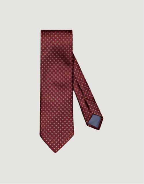 ETON | Dot Pattern Silk Tie | Maroon