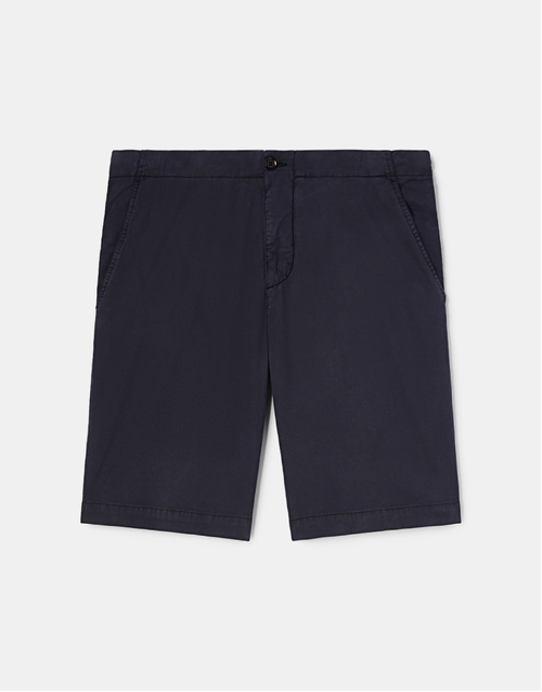 ASPESI | Bowl Cotton Shorts | Navy