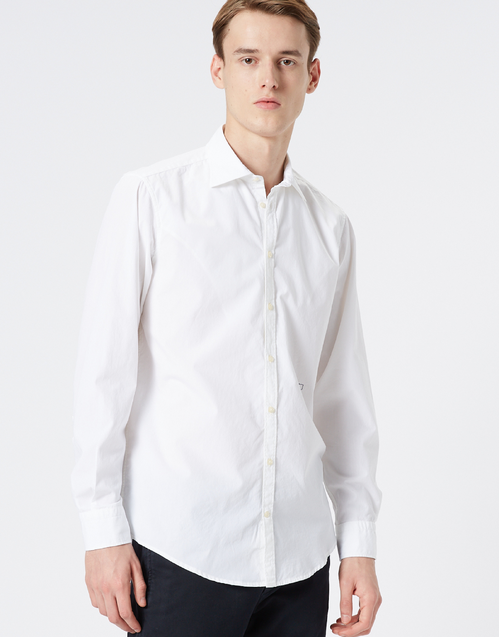 MASSIMO ALBA | Genova Classic Shirt | White