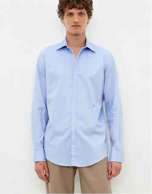 MASSIMO ALBA | Genova Classic Shirt | Blue