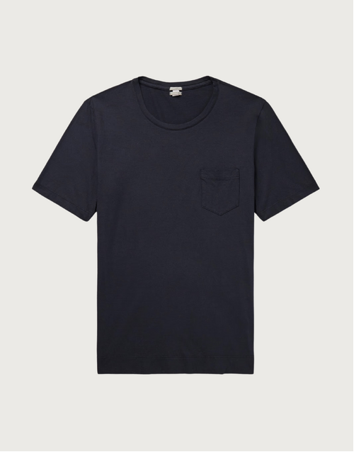 MASSIMO ALBA | Panarea Cotton T-shirt | Blue