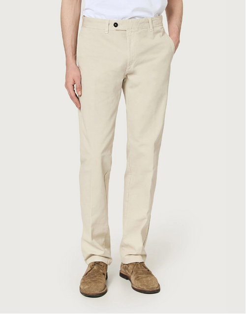 MASSIMO ALBA | Winch2 Cotton Trousers | Light Beige